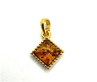 Charm Domar Donna Ambra in Argento Ambra AMBER-CH-23-280